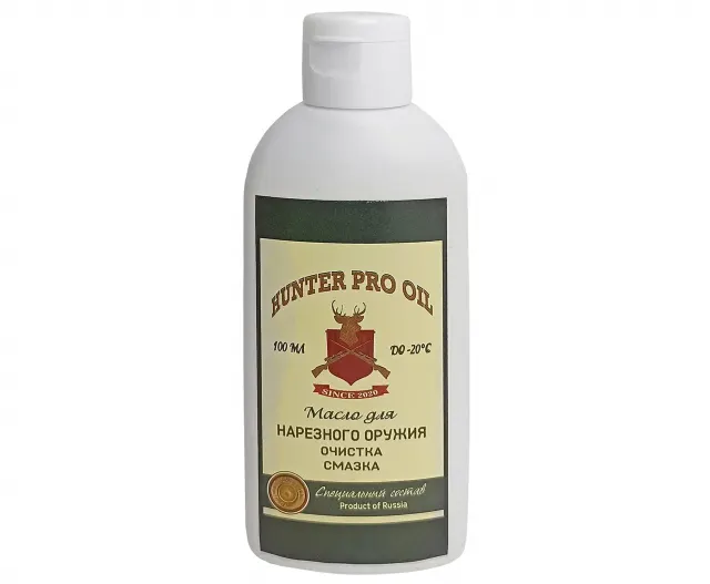 Масло оружейное Hunter Pro Oil для нарезного оружия 100мл