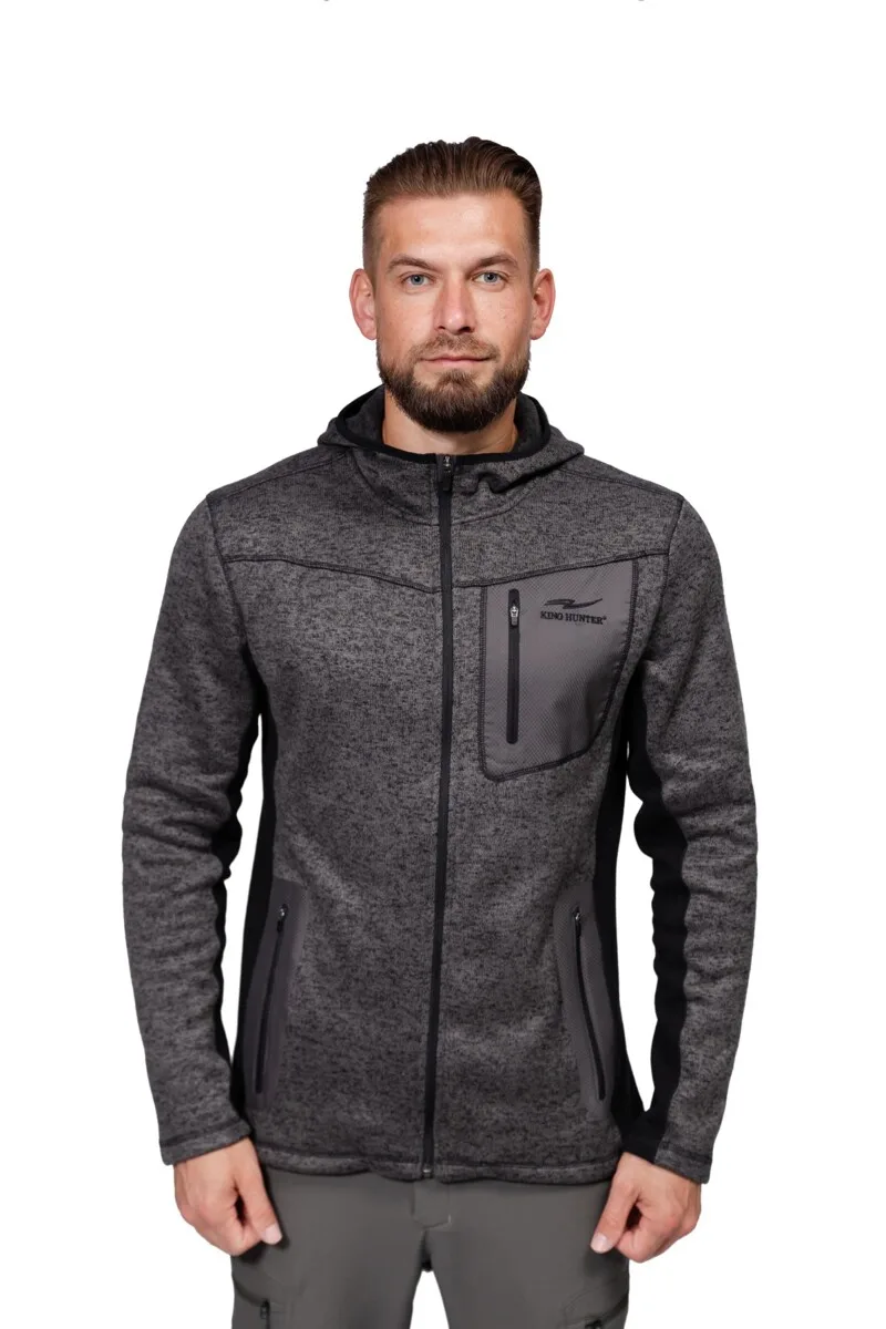 Куртка флисовая King Hunter Arctic Hood Gray