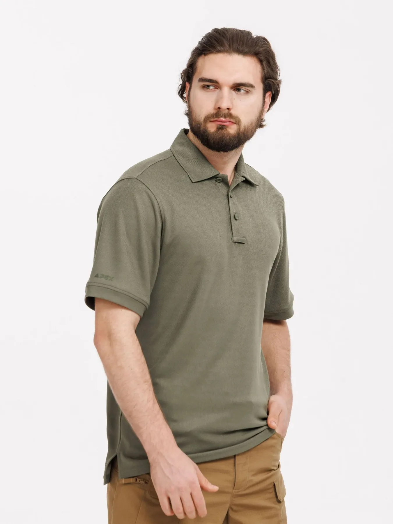 Поло Active APEX, цвет Olive Green