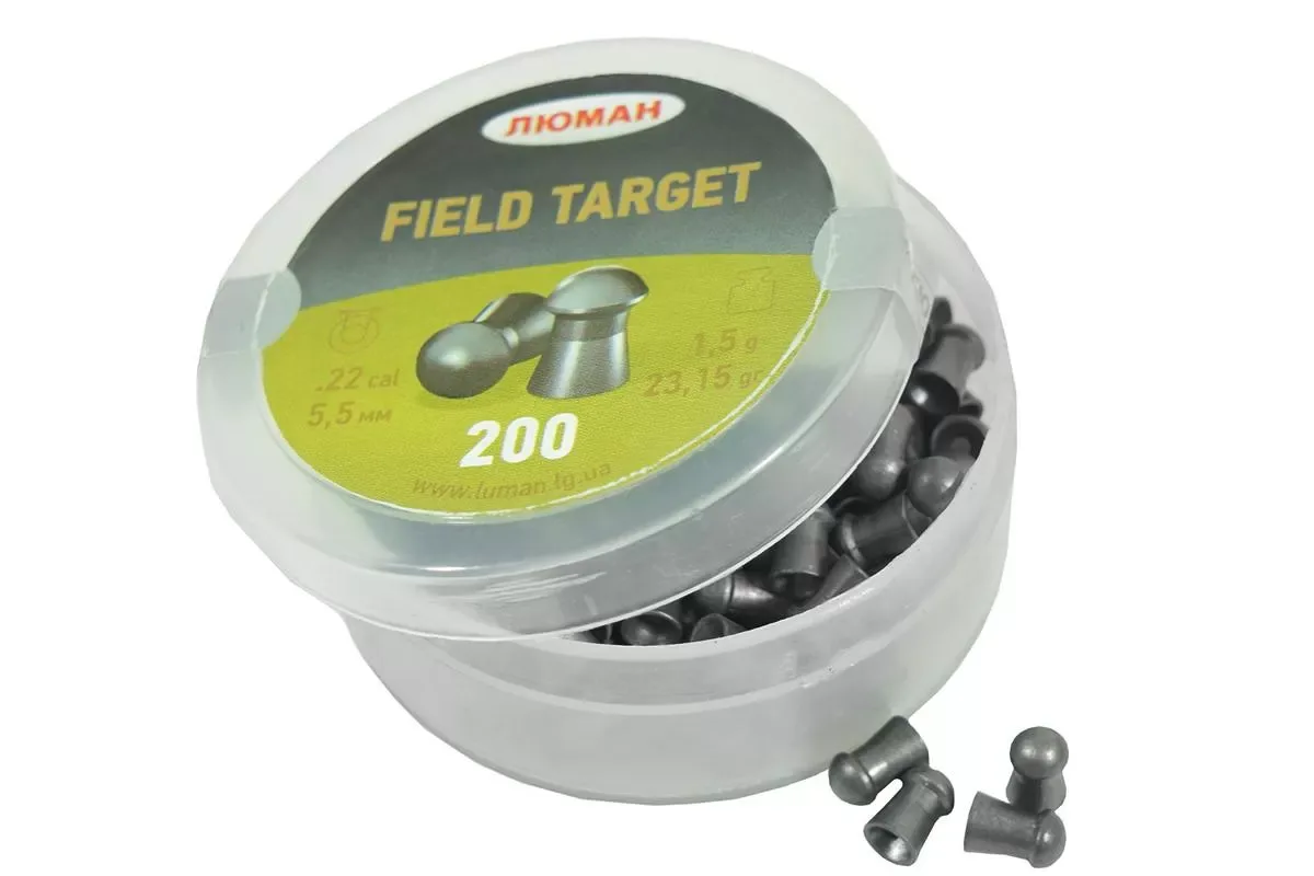 Пули "Люман" Field Target, 1,5г. кал. 5,5 мм  (200 шт)